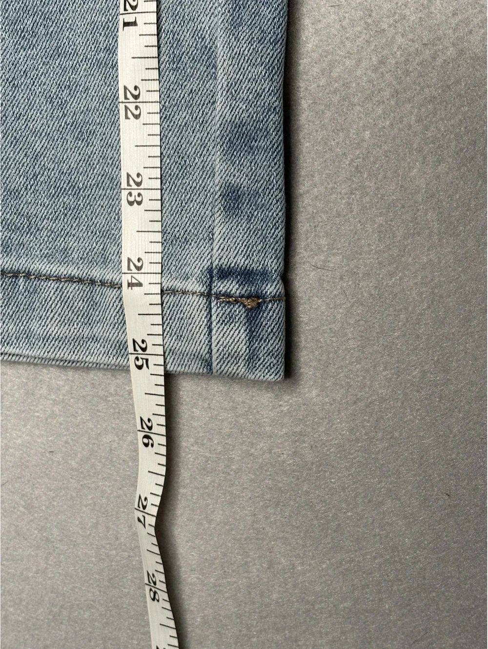 Forever 21 Kids Light Wash Denim Cargo Pants Size 11/12